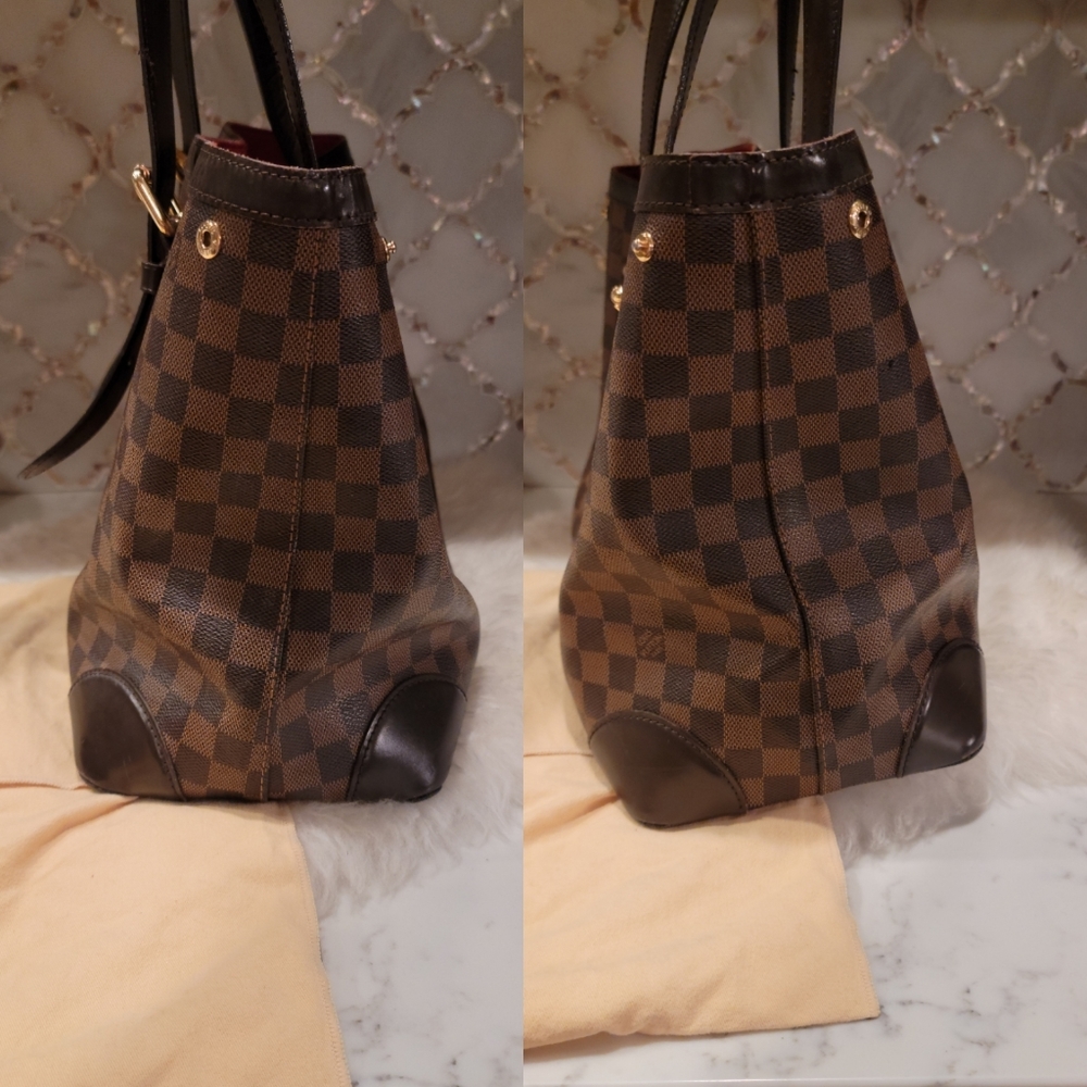 💥SOLD💥Louis Vuitton Damier Ebene Hampstead MM - Picture 9 of 15